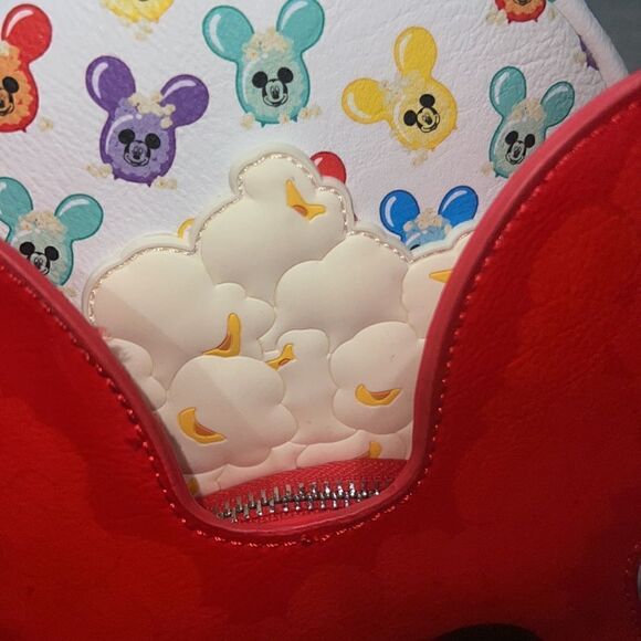•Loungefly mini backpack Mickey Popcorn• - Picture 2 of 12